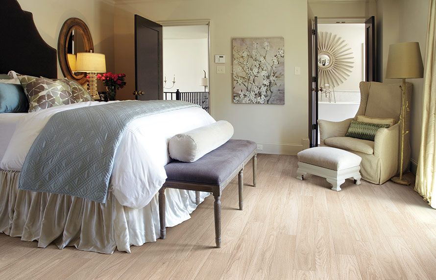 Wayne's Flooring - The Layers of Laminate blog - laminate wood floors bedroom
